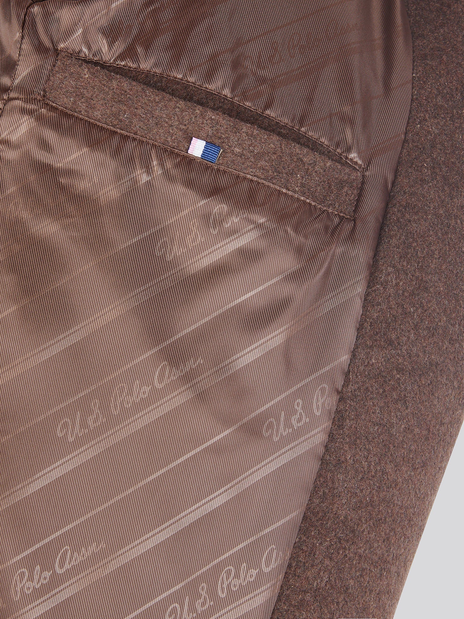 Womens Wool Blend Wrap Belted Coat in Puce