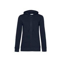 Organic Essential Zipped Hoodie: Womens