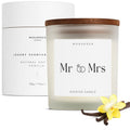 Mogarden Wedding Candle – Luxury Vanilla Soy Wax Mr & Mrs Gift
