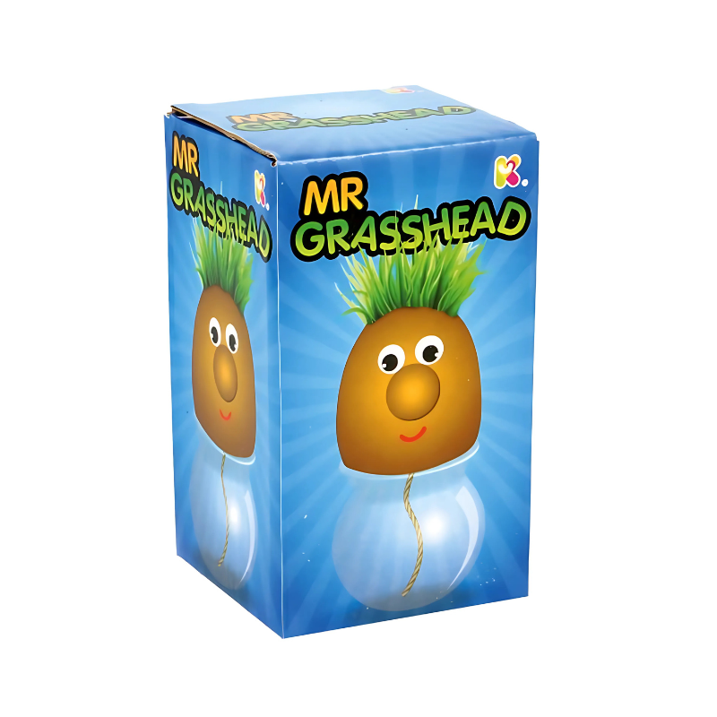 PoundFun Mr Grass Head Educational Science Kit – Kids Indoor Gardening Toy