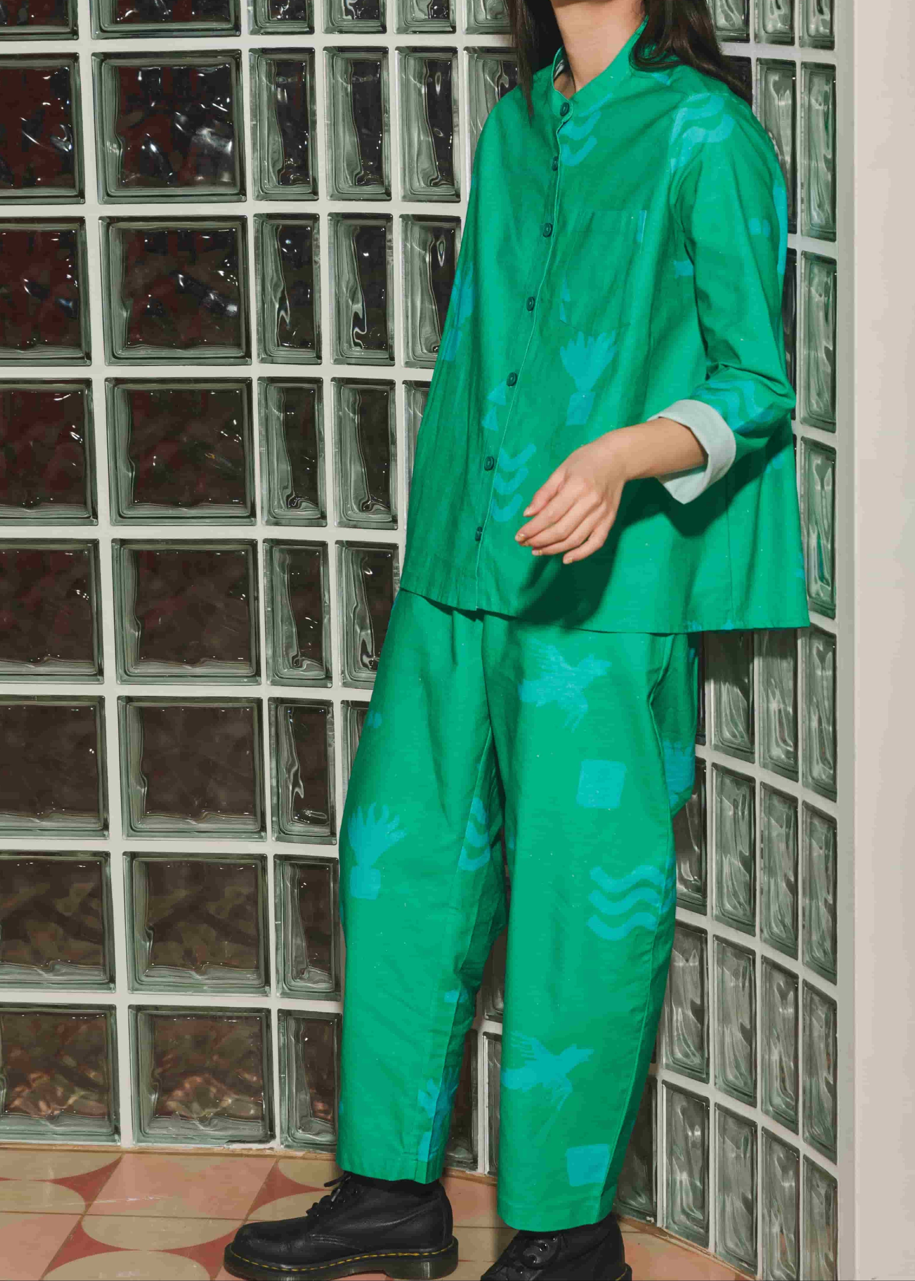 Organic Cotton and Linen Balloon Trousers