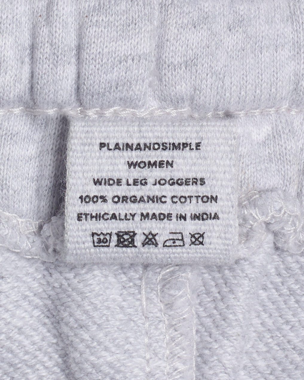 Wide Leg Organic Joggers