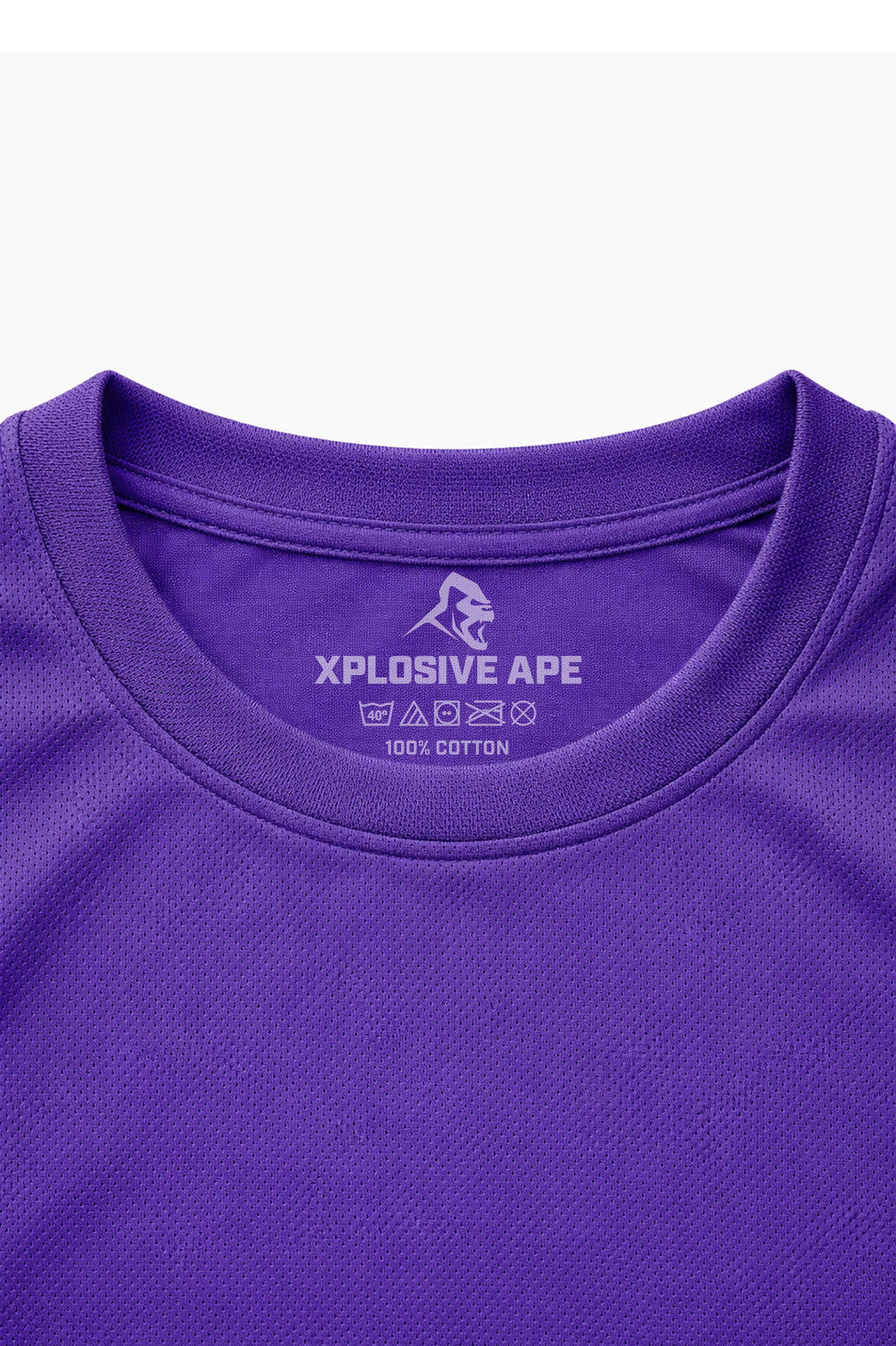 XAPE Classic Stencil Logo X Tech Tee - Purple