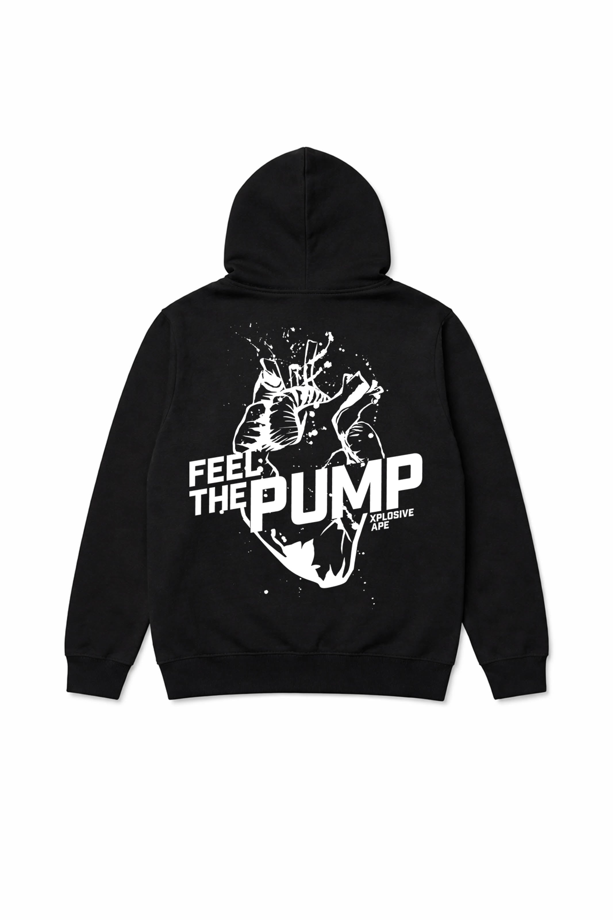 XAPE Feel The Pump Hoodie - Black