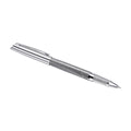 Fred Bennett Stainless Steel Ballpoint Pen in Leather Gift Case