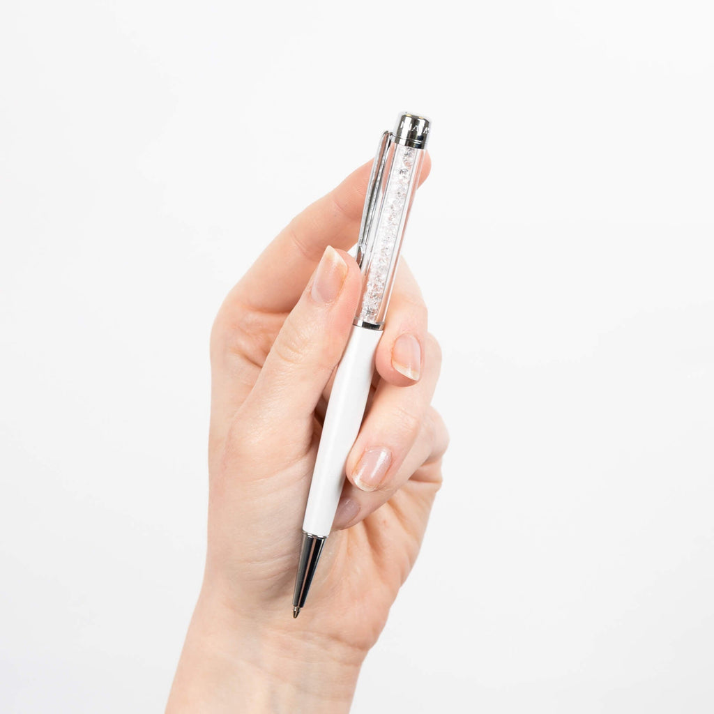 Diamonfire Zirconia Filled Pen by Gecko Jewellery – Engravable Luxury