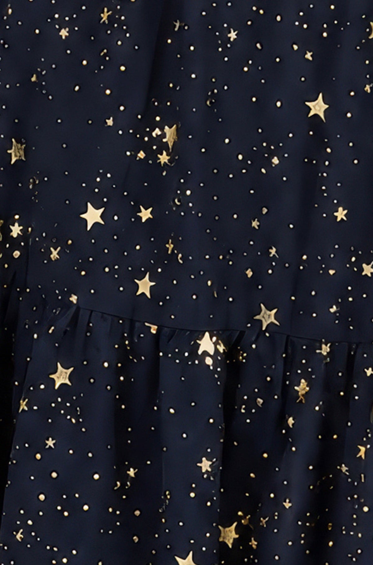Yumi Navy Star Print Skater Dress