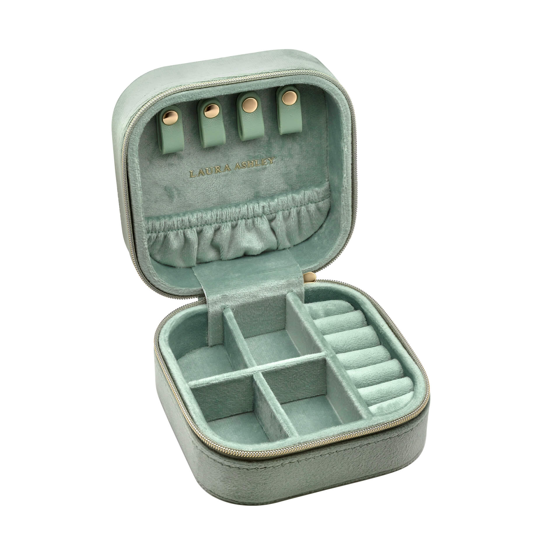 Laura Ashley Elveden Embroidered Jewellery Box | Floral Storage Case