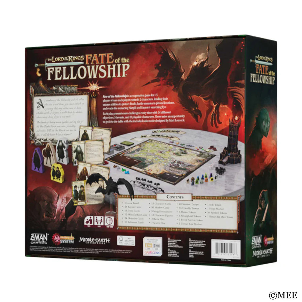 The Lord of The Rings: Fate of The Fellowship Board Game by Snaps