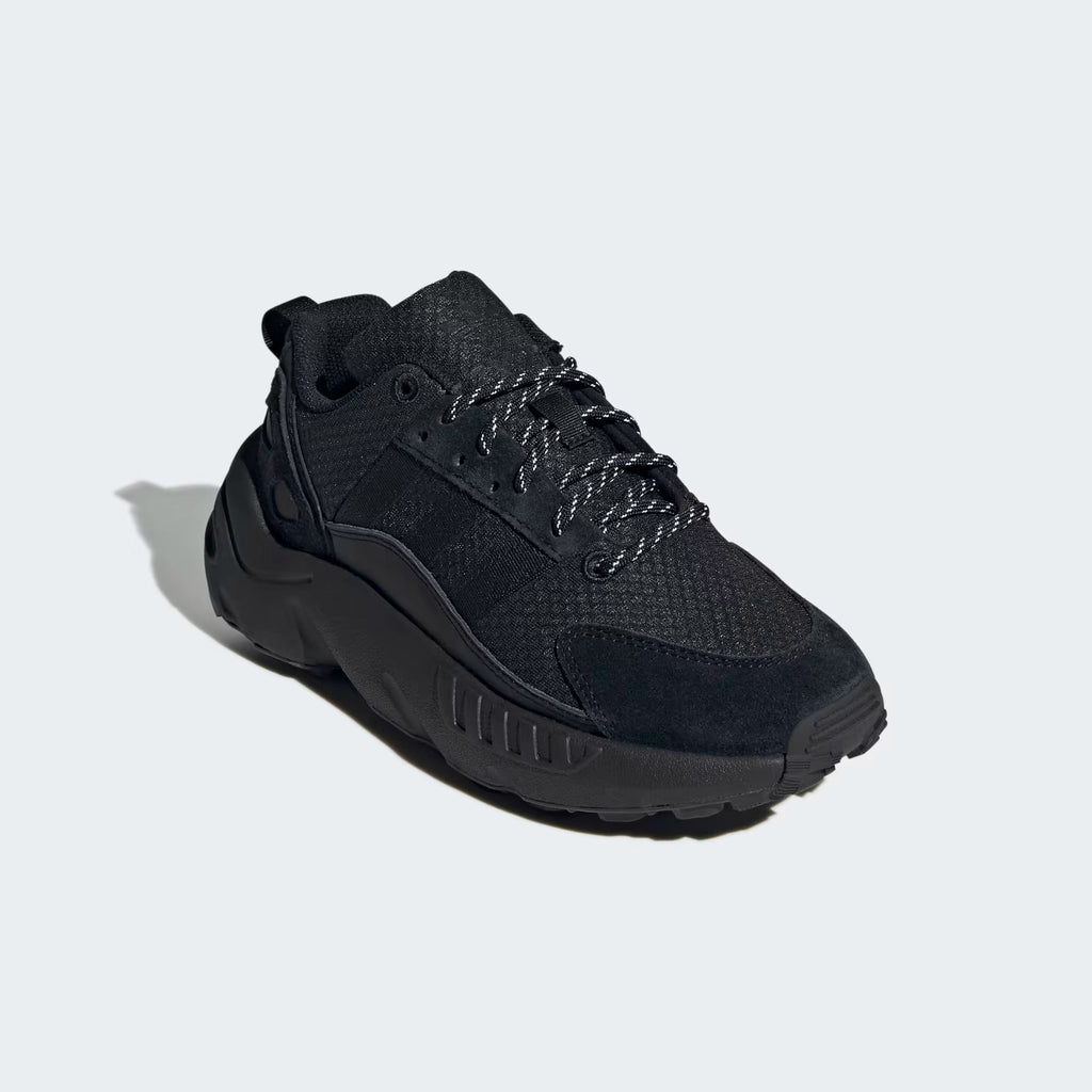 Adidas ZX 22 Boost Unisex Sneakers – Black Suede and Textile Trainers
