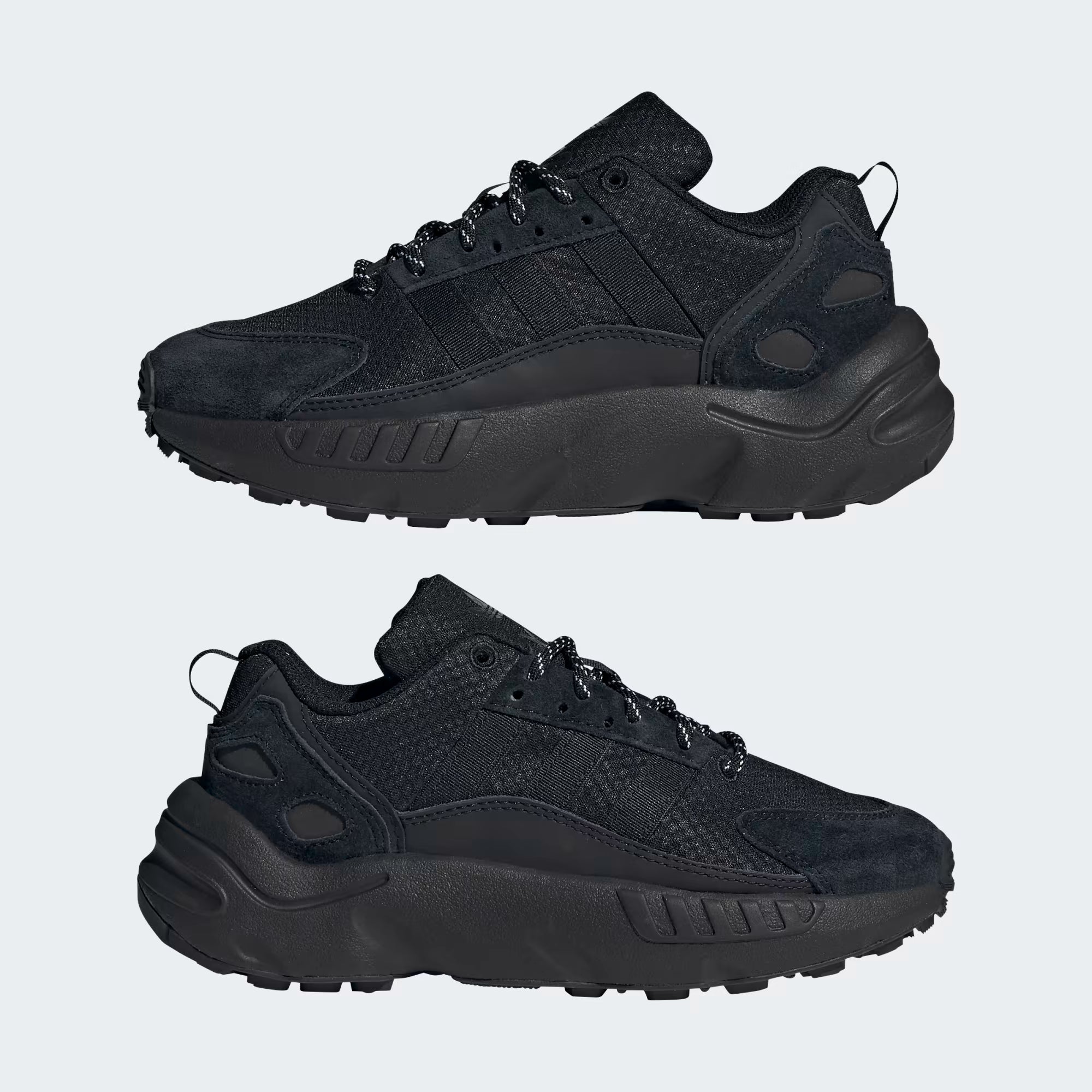 Adidas ZX 22 Boost Unisex Sneakers – Black Suede and Textile Trainers