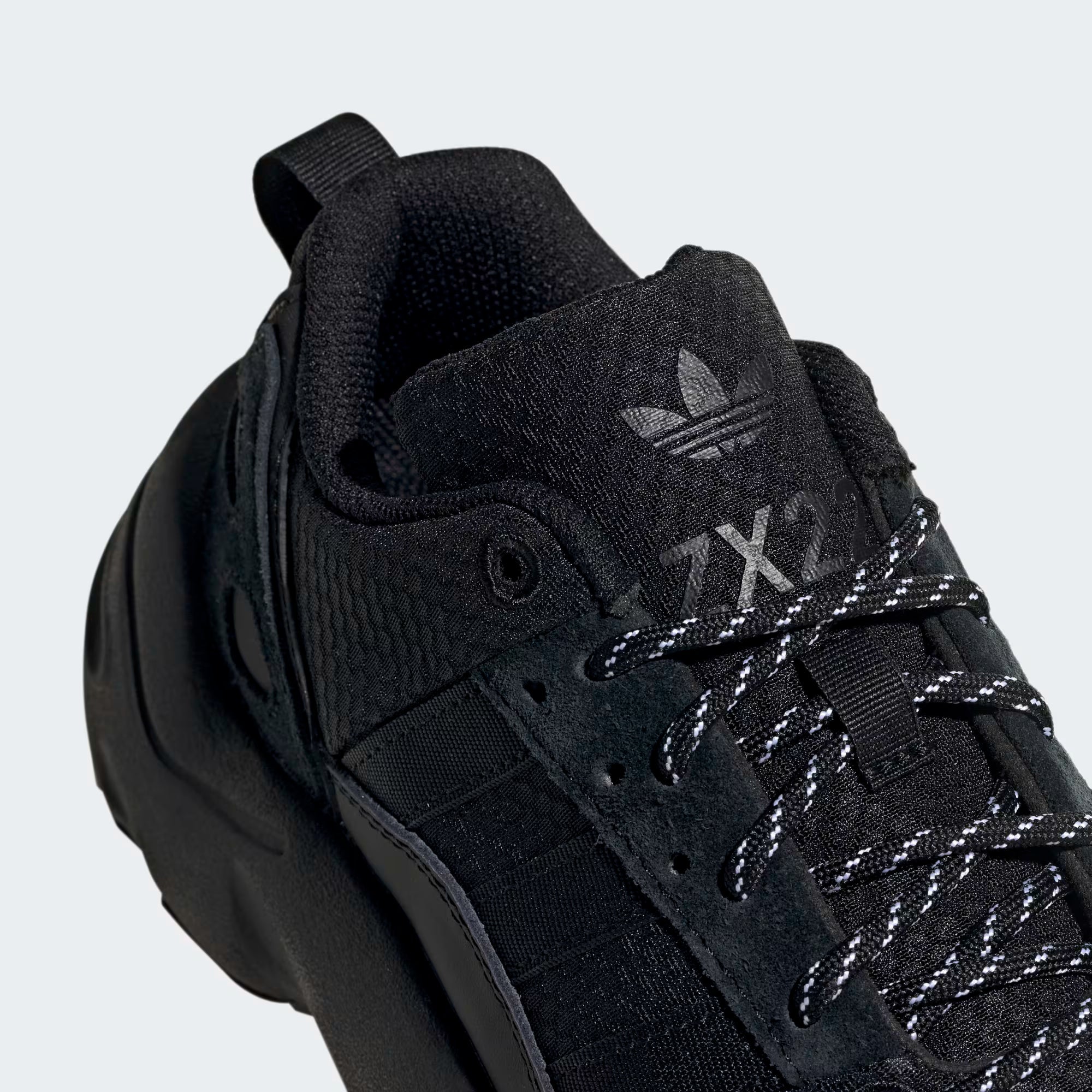 Adidas ZX 22 Boost Unisex Sneakers – Black Suede and Textile Trainers