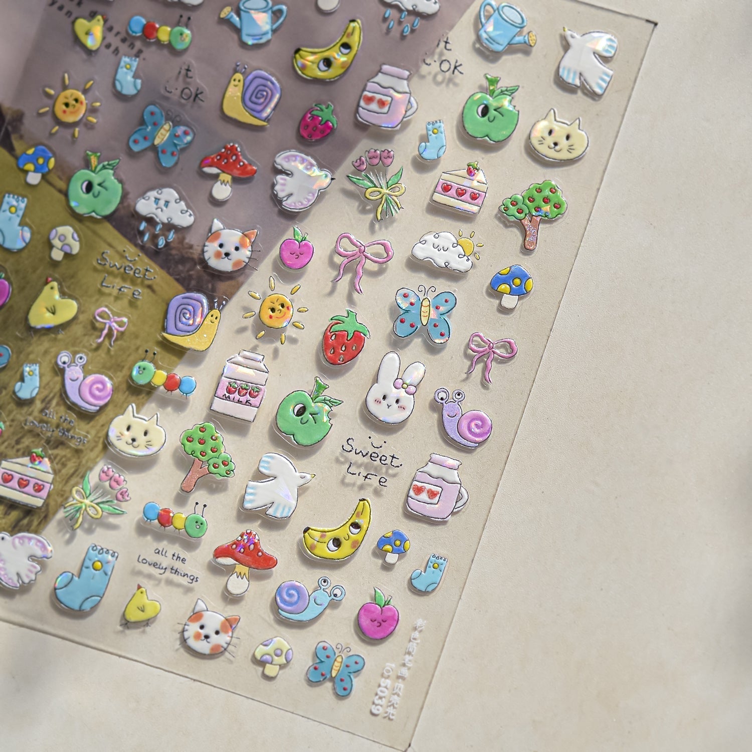 LuLuFun Studio Lovely Zoo Nail Deco Stickers – Ultra-Thin DIY Nail Art