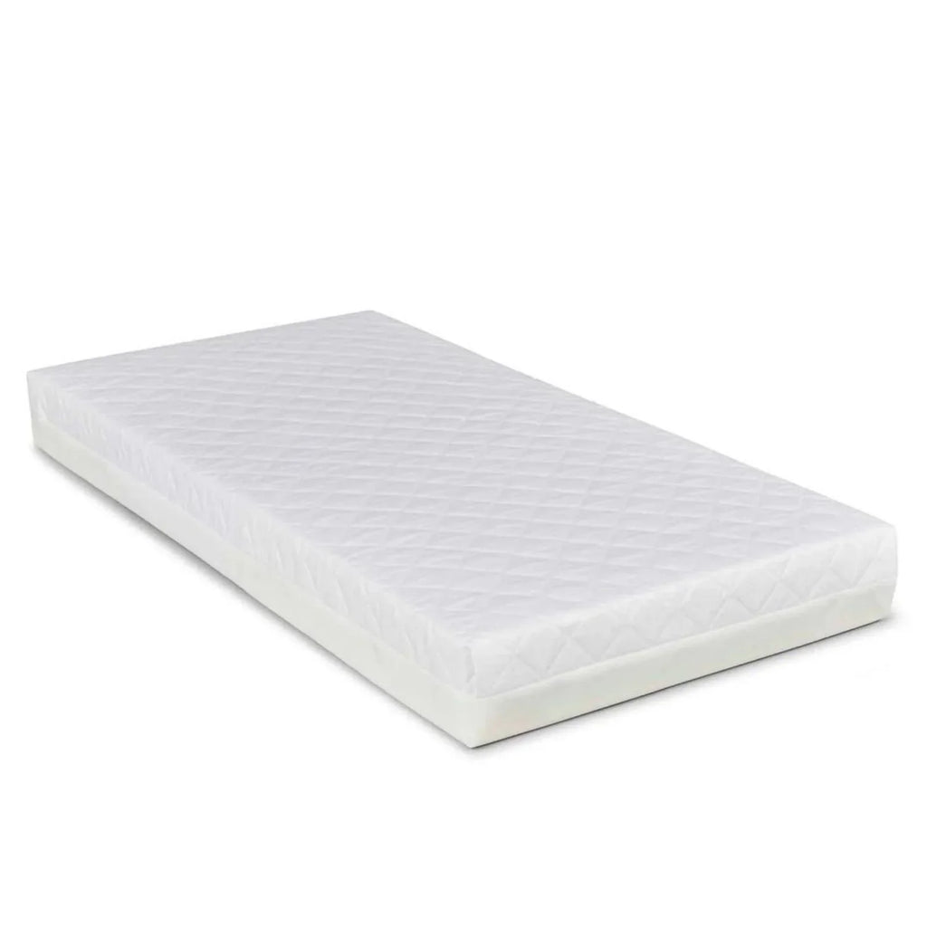 Ickle Bubba Snowdon Classic Cot Bed White - Premium Sprung Mattress