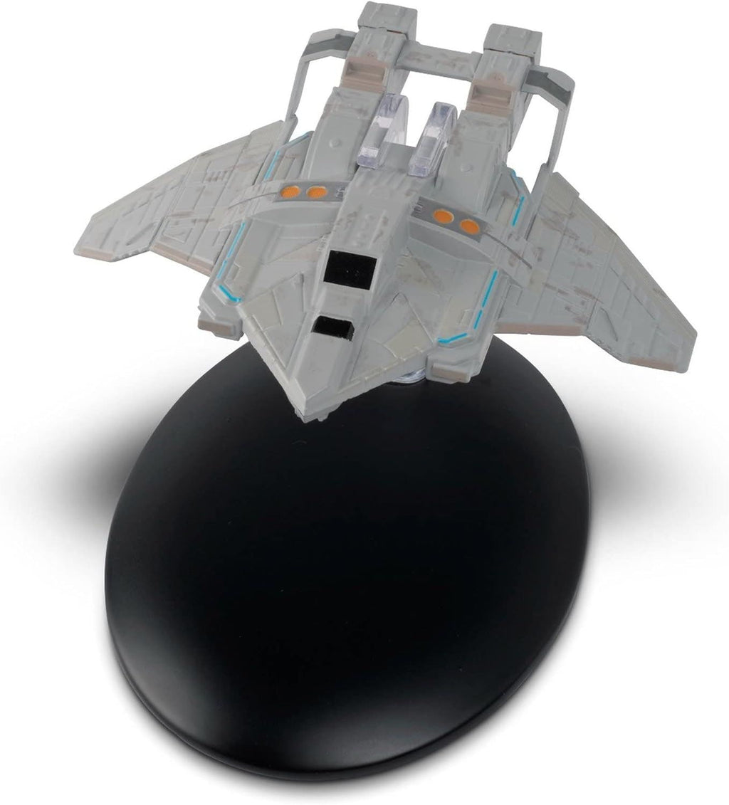 #21 / #68 Federation Attack Fighter Diecast Model Ship Window Boxed (Star Trek / Eaglemoss)