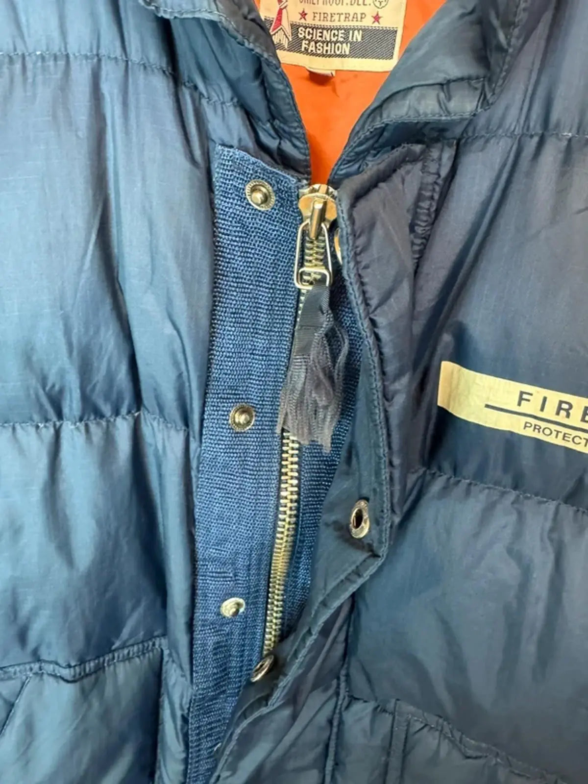 Vintage 1990s Firetrap Puffer Jacket , Bodywarmer , Men’s or women’s Large, #193