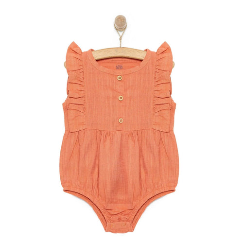 HelloBaby Baby Girl Athlete Bodysuit - Vermilion