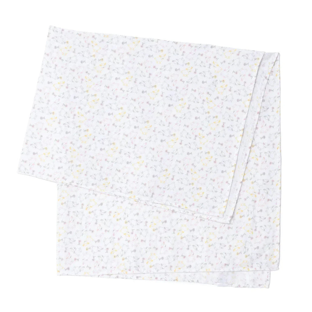 Little Dreams Muslin Blanket Girls - Printed
