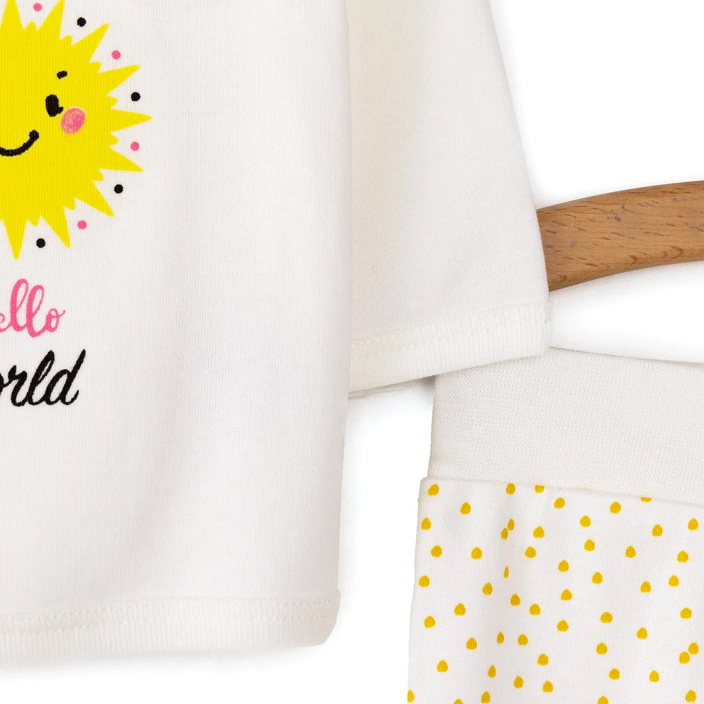 HelloBaby Sunshine 5-Piece Newborn Set - Ecru