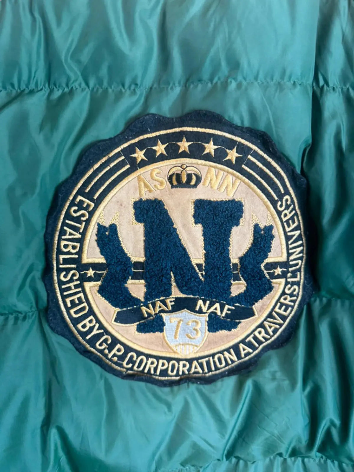 Rare vintage Naf Naf puffer Jacket body warmer Gilet XL 1990s