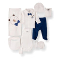 HelloBaby Newborn 10-Piece Newborn Hospital Set - Ecru