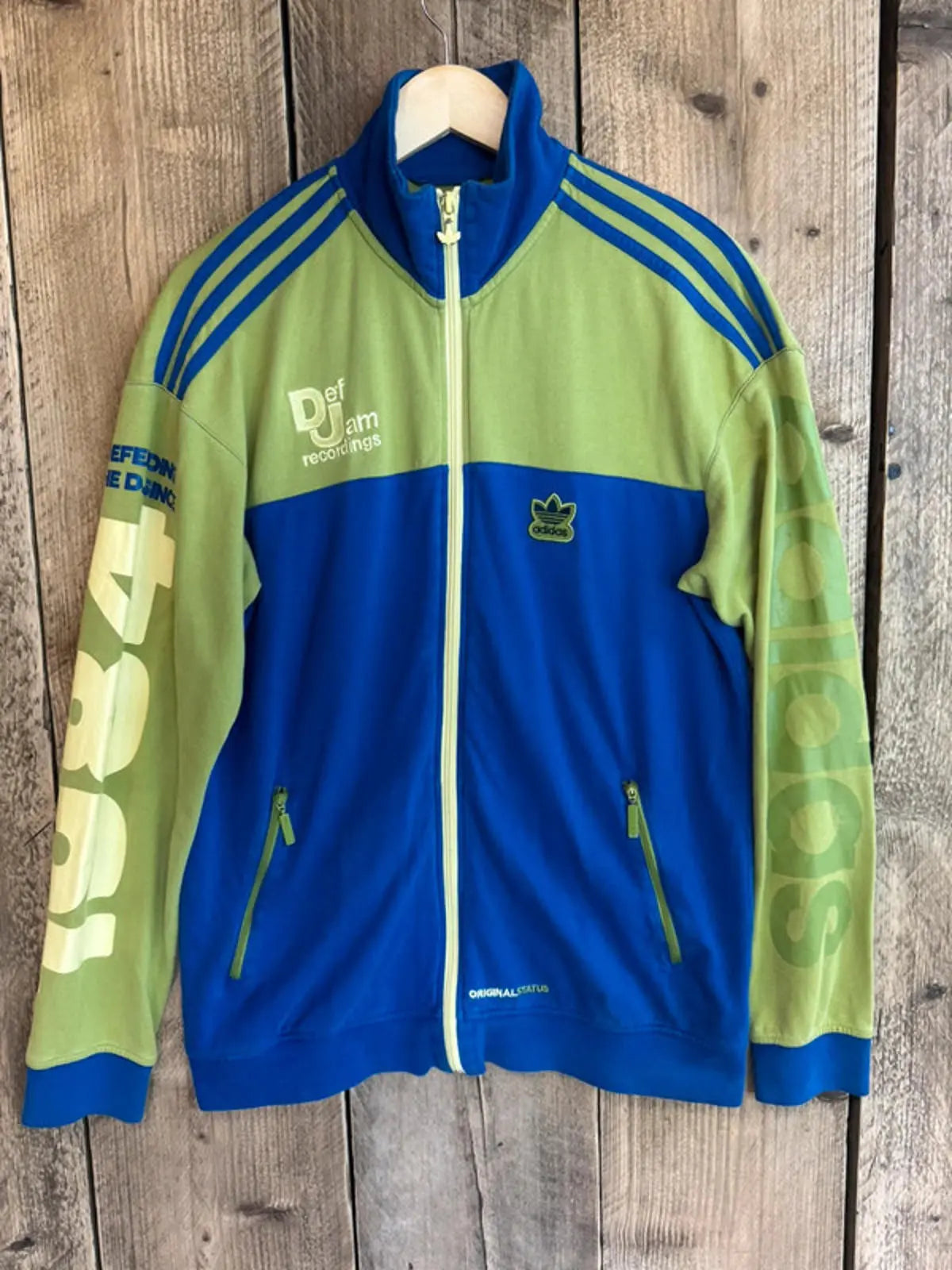 Vintage Adidas Originals Retro Def Jam Recordings Tracksuit Top Medium