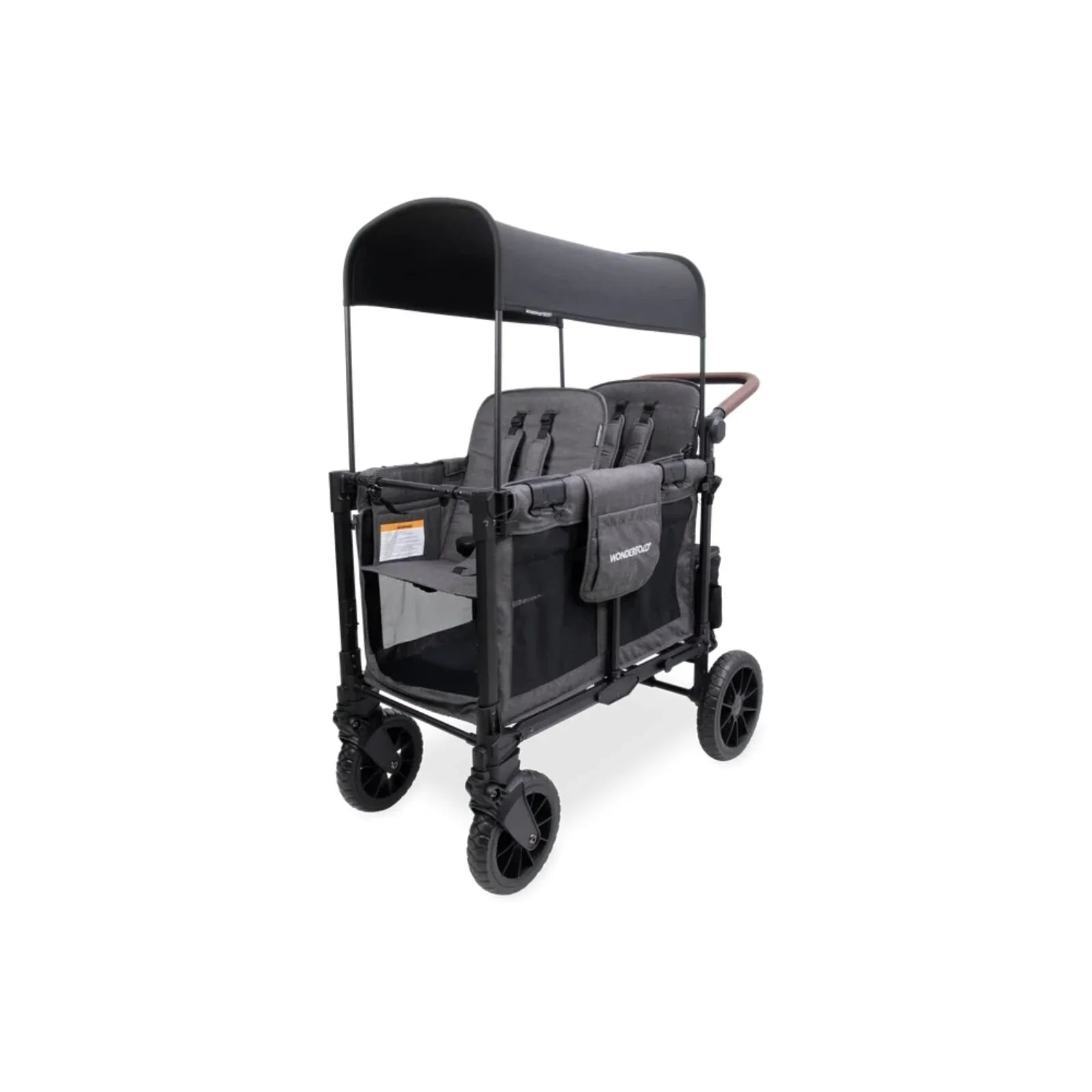 Wonderfold W2 Luxe Pro Stroller Wagon - Charcoal Grey