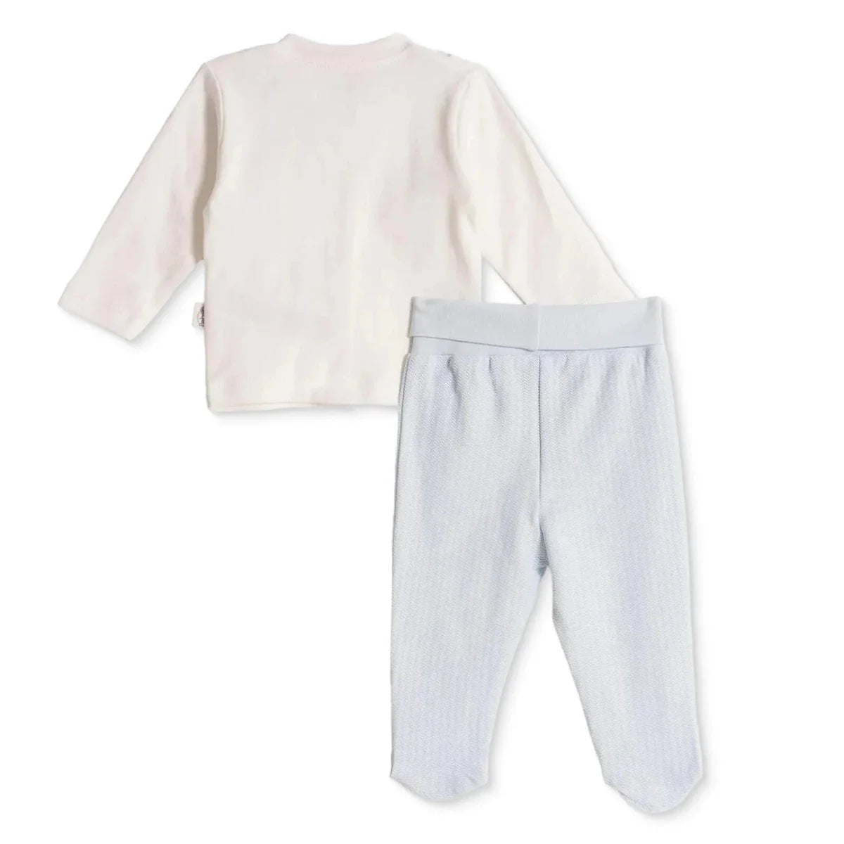 Bebetto Boys Sweatshirt & Footed Bottom Set Long Slee - Blue