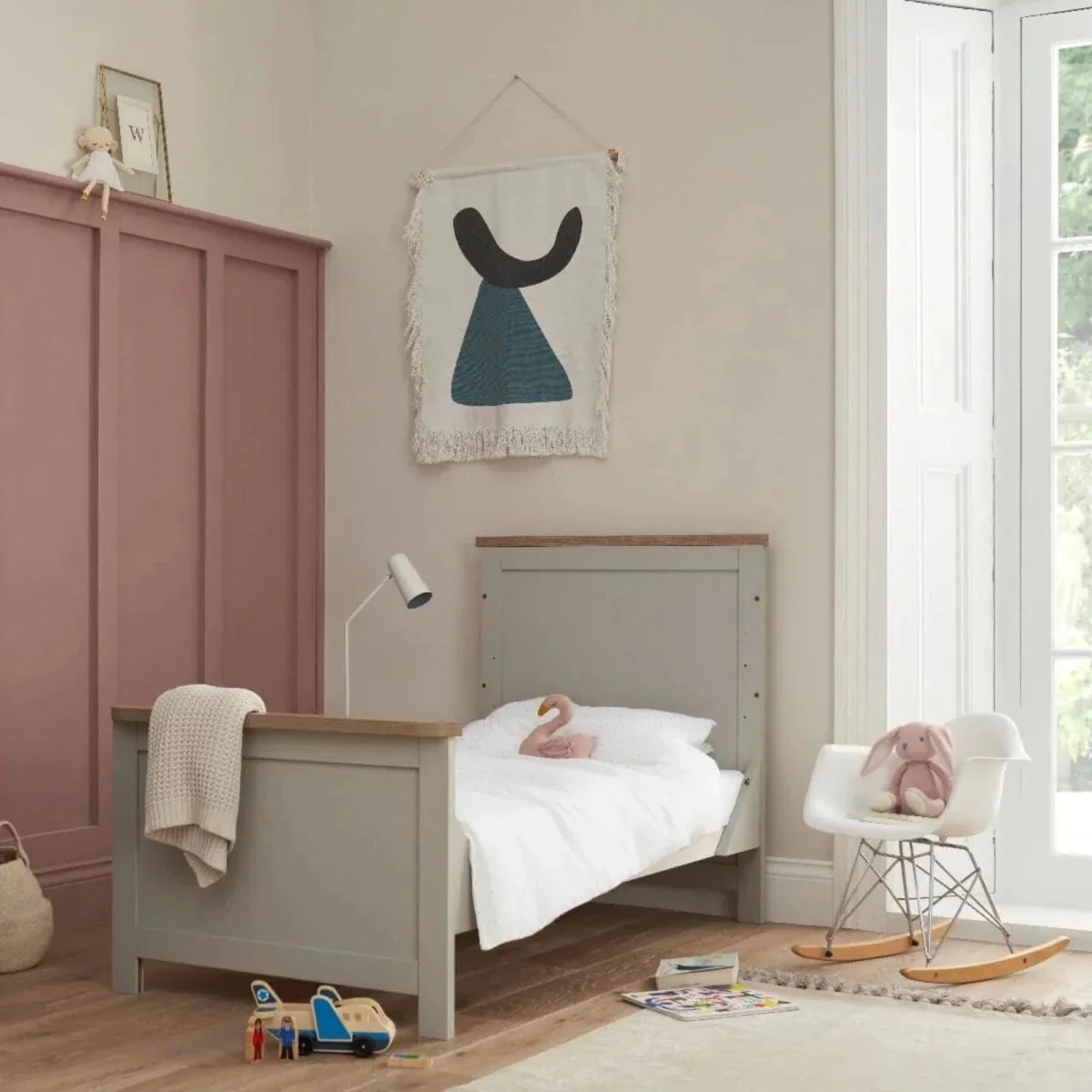 Tutti Bambini Verona 3 pcs Room Set - Dove Grey/Oak