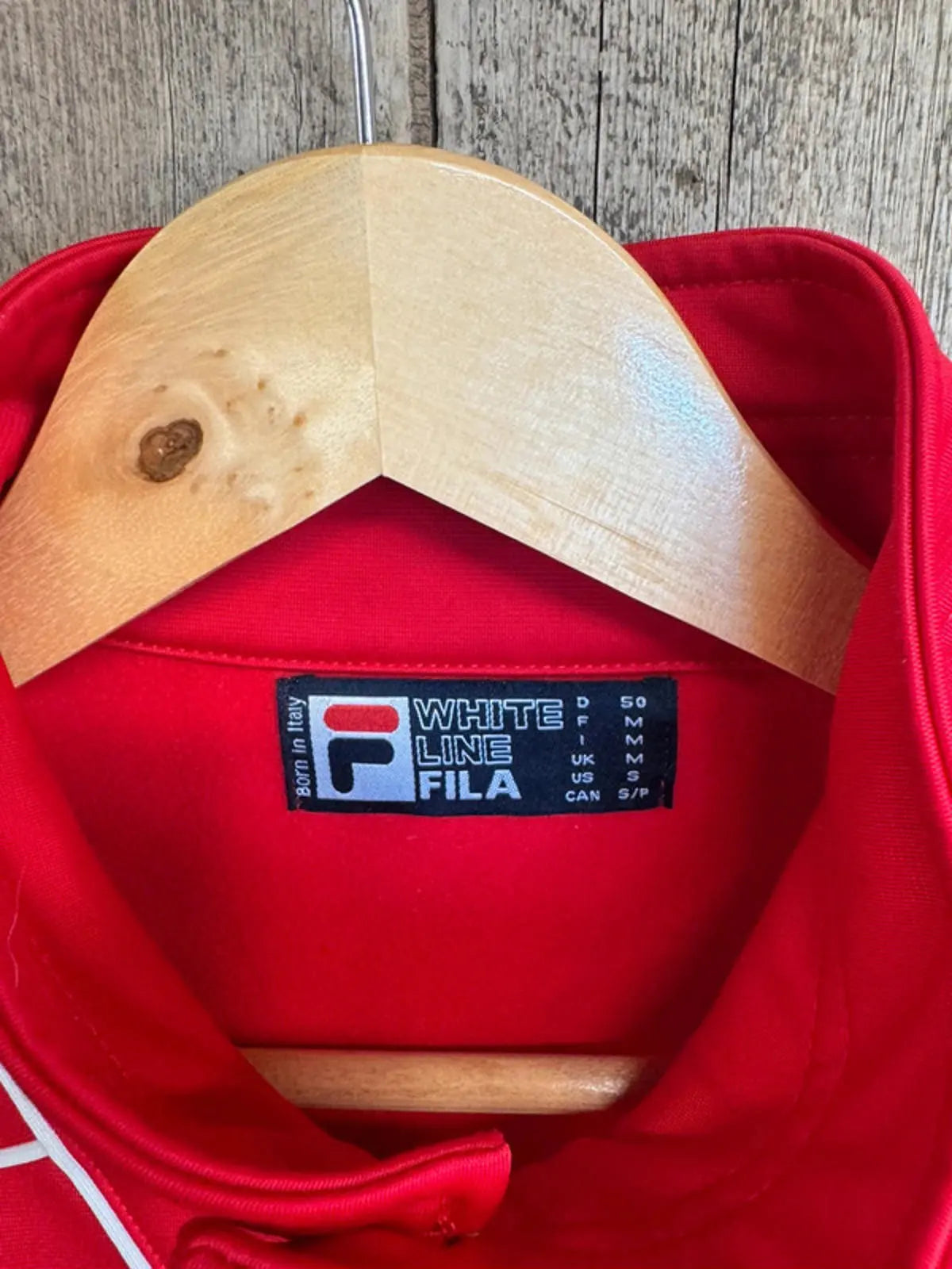 Vintage Fila Tracksuit Top Men’s Medium Made in Italy Football Terrace Clothing