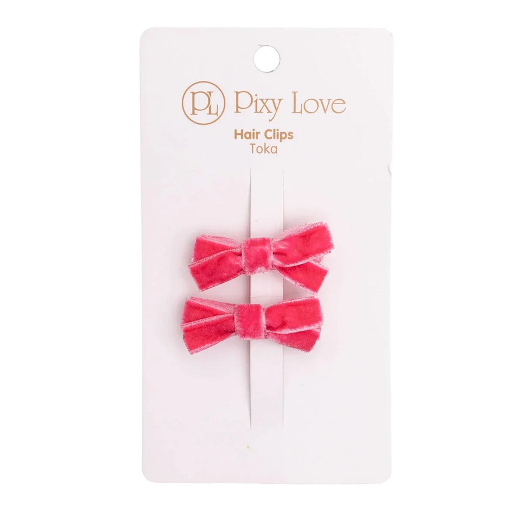 Pixy Love Hair Clips Girls - Yellow