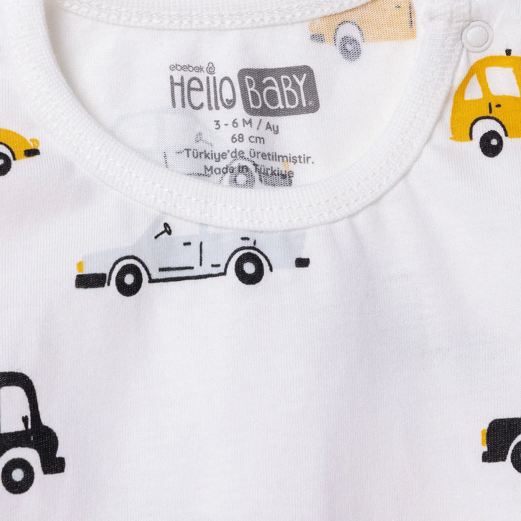 HelloBaby Long Sleeve Pyjamas Set - Ecru