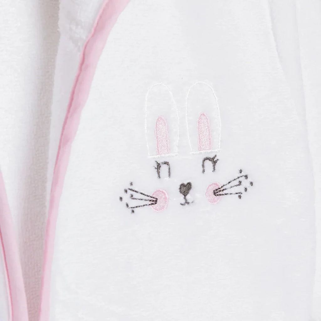 Mollia Girls Baby Bathrobe - White