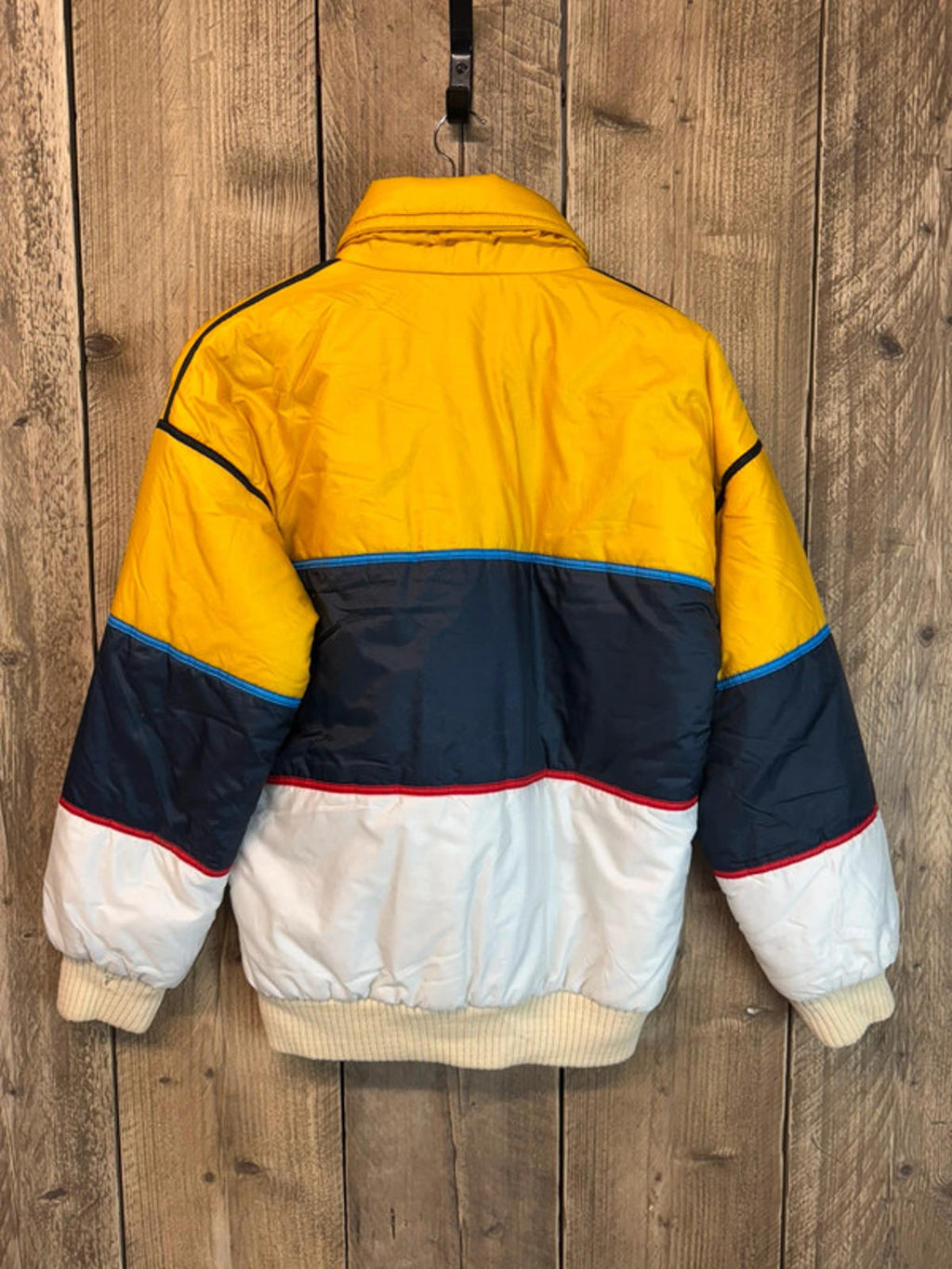 Original 1980s Vintage Elllese Ski Jacket Coat Mens Large Penguin Logo 1968-75