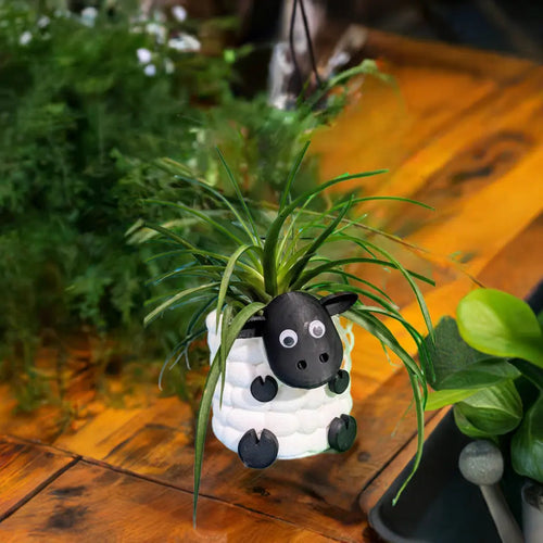 Chaddyverse Sheep Succulent Planter – 3D Printed Animal Plant Pot
