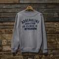 Uggly and Co Adrenaline Addiction Grey Cotton Motorcycle Jumper