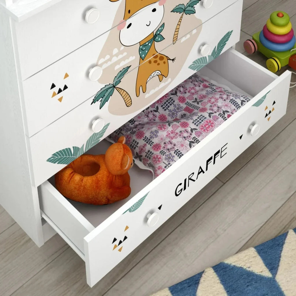 Shefa Kids 800 Changing Dresser - Giraffe