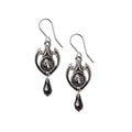 Alchemy Gothic Midnight Memorial Earrings | Baroque Austrian Crystal