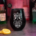 Alchemy Gothic Purrfect Brew Magic Cat Stemless Glass - Black 540ml