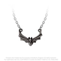 Alchemy Gothic The Attic Night Bat Necklace | Antiqued English Pewter