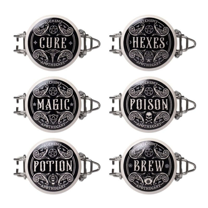 Alchemy Gothic Witch's Spice Rack – Hecate Inspired Herb Jar Set