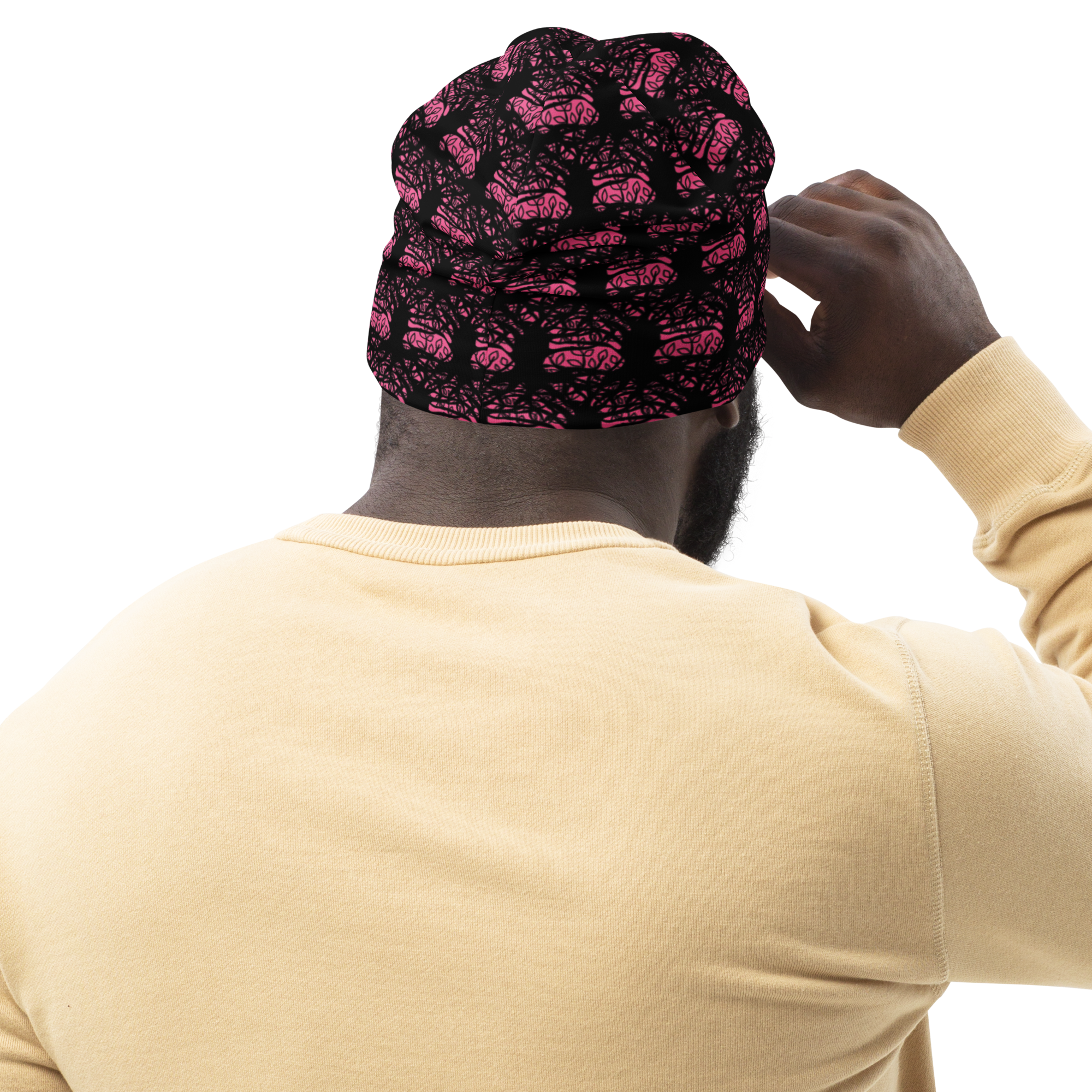 Roots Print Beanie