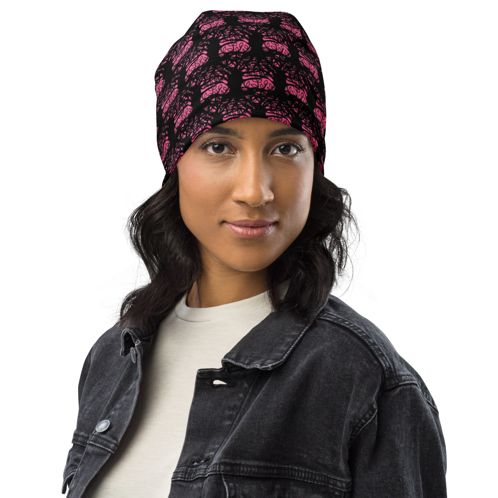 Roots Print Beanie