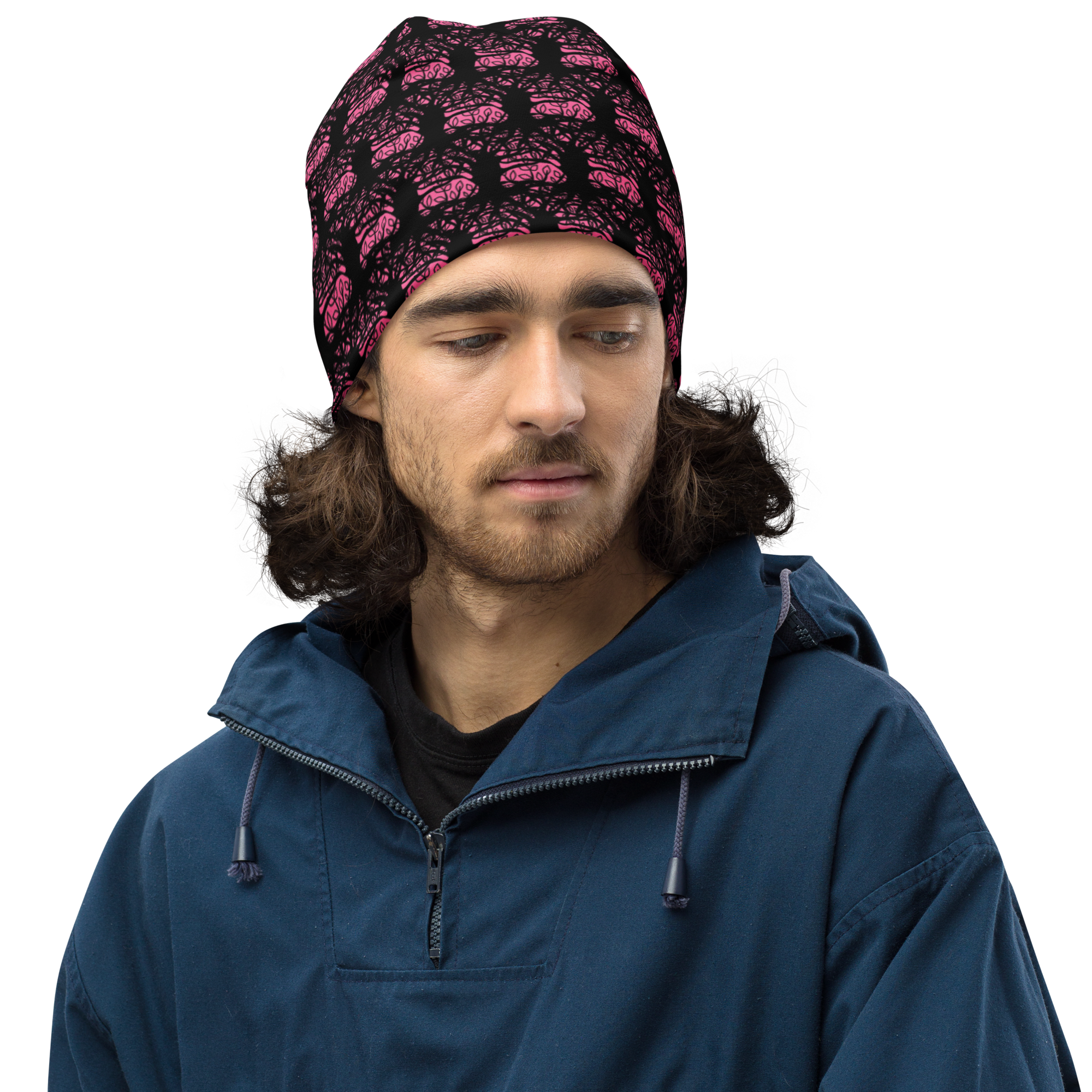 Roots Print Beanie
