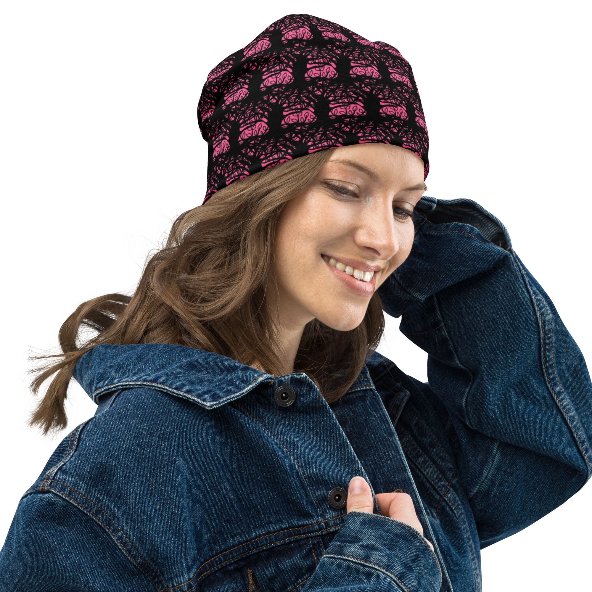 Roots Print Beanie