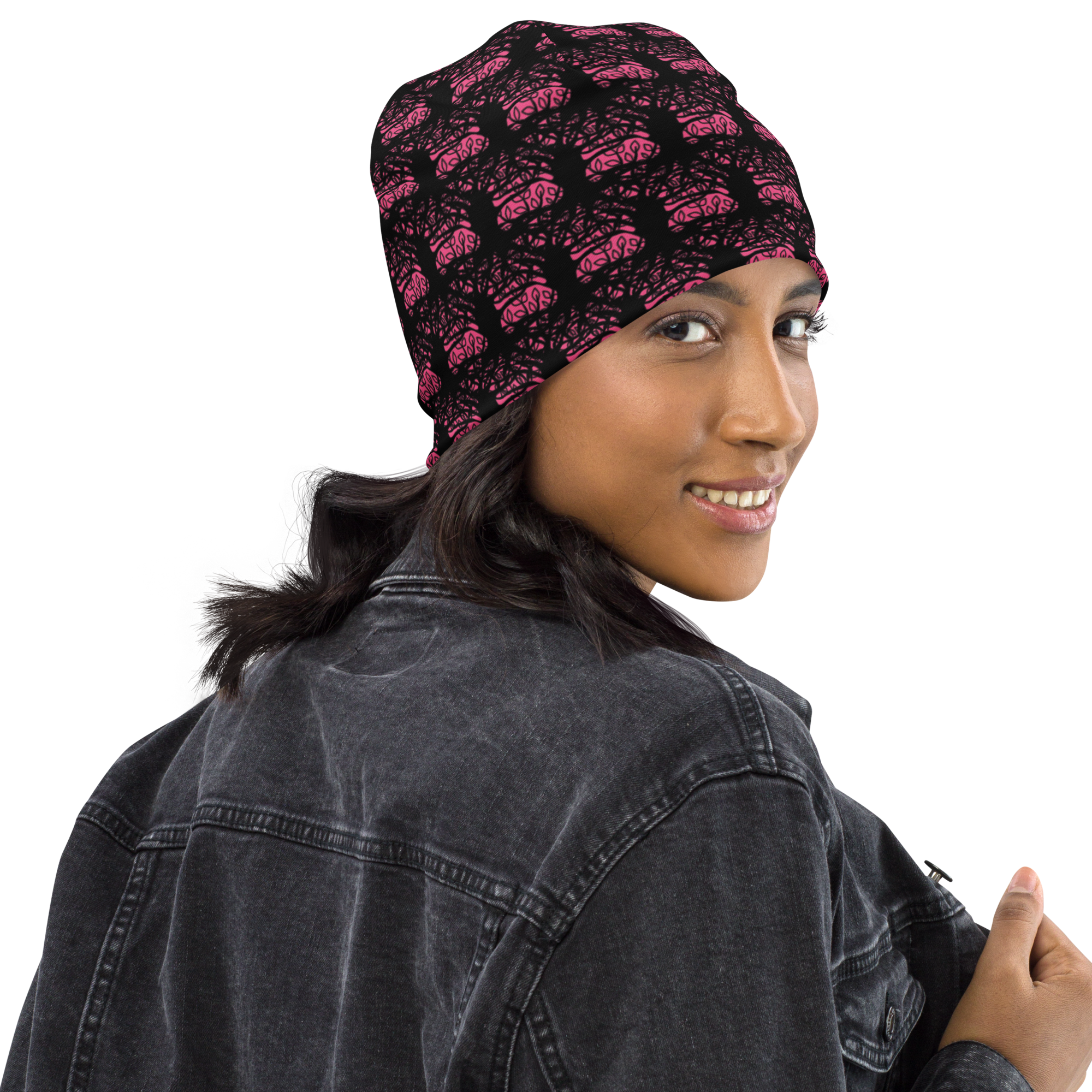 Roots Print Beanie