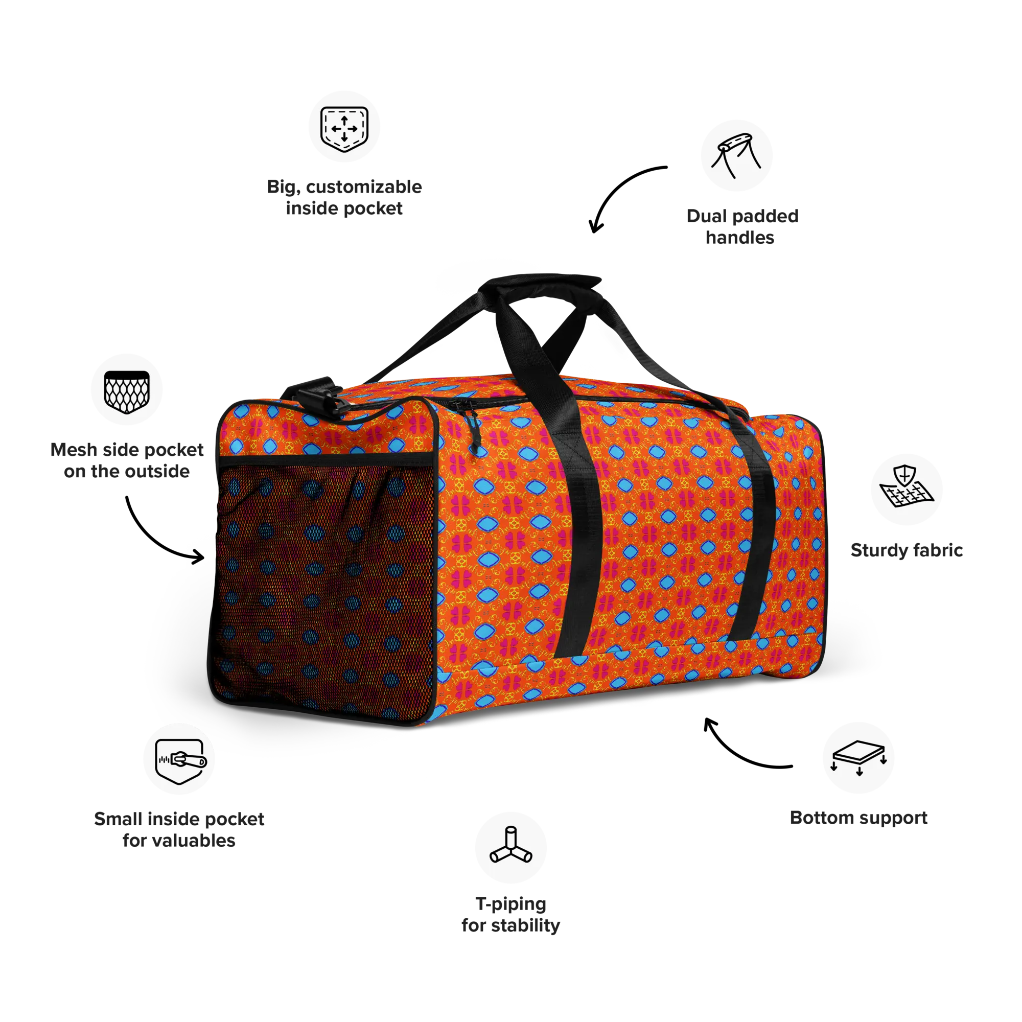 Te amo Duffle bag