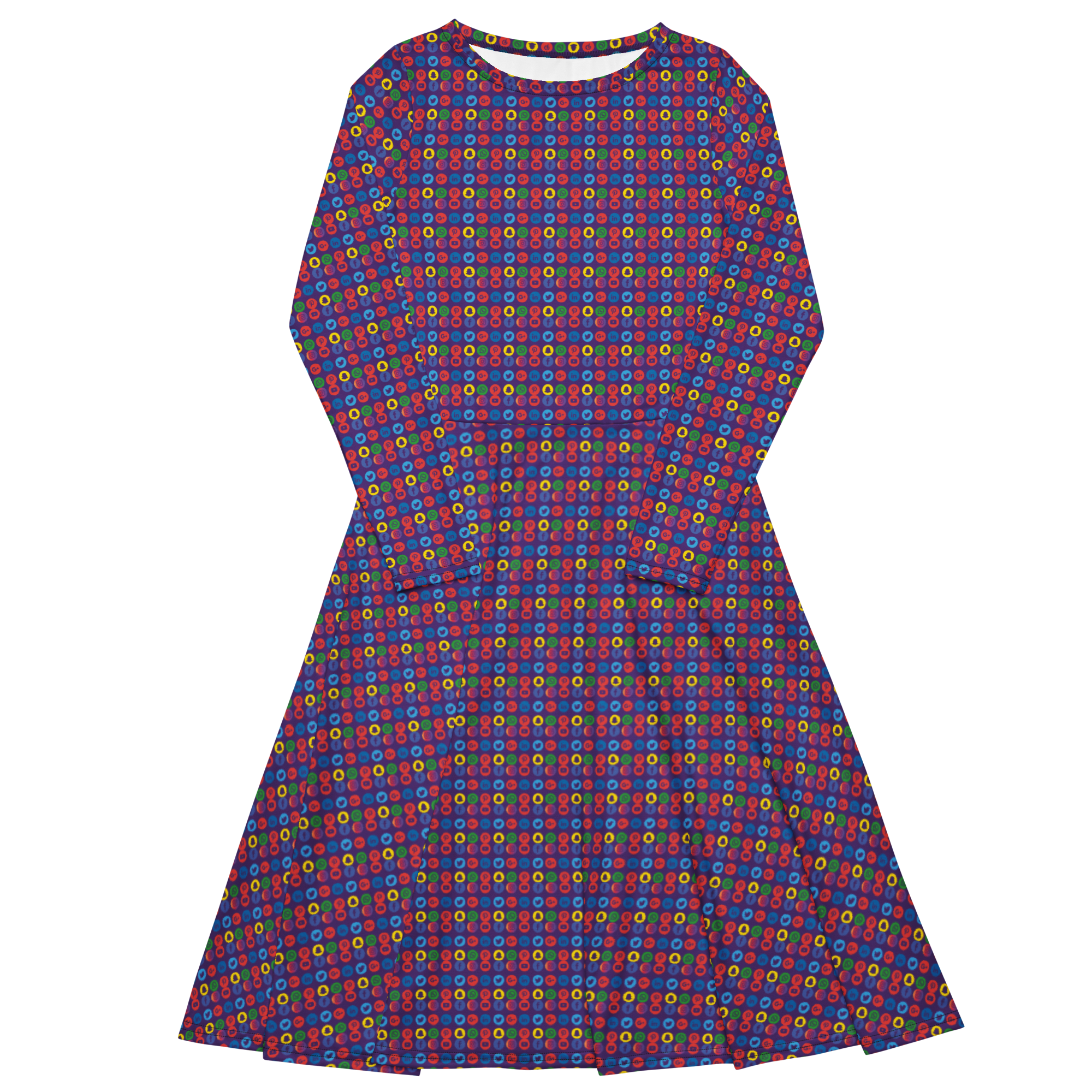 Creator long sleeve midi dress