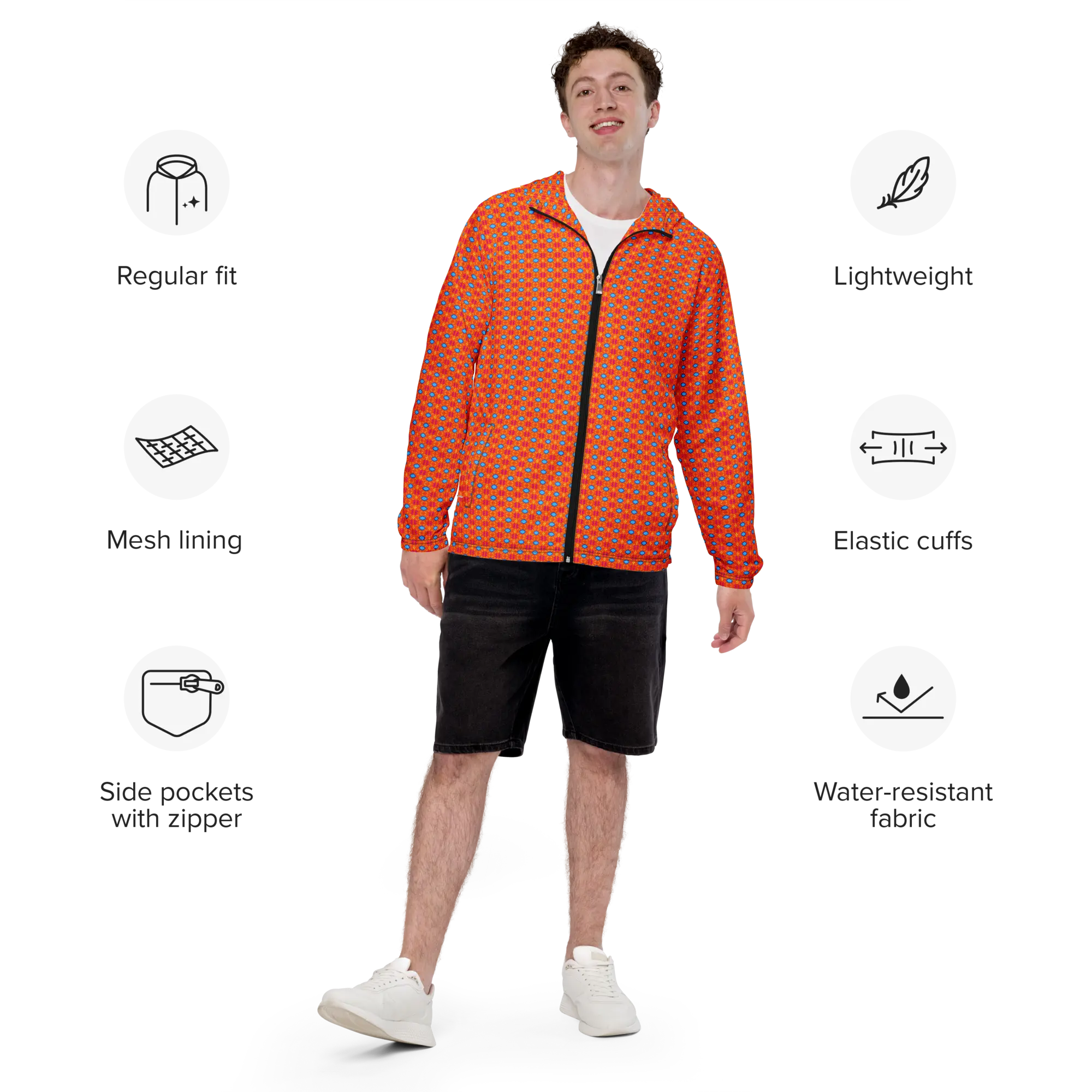 Te Amo Men’s windbreaker