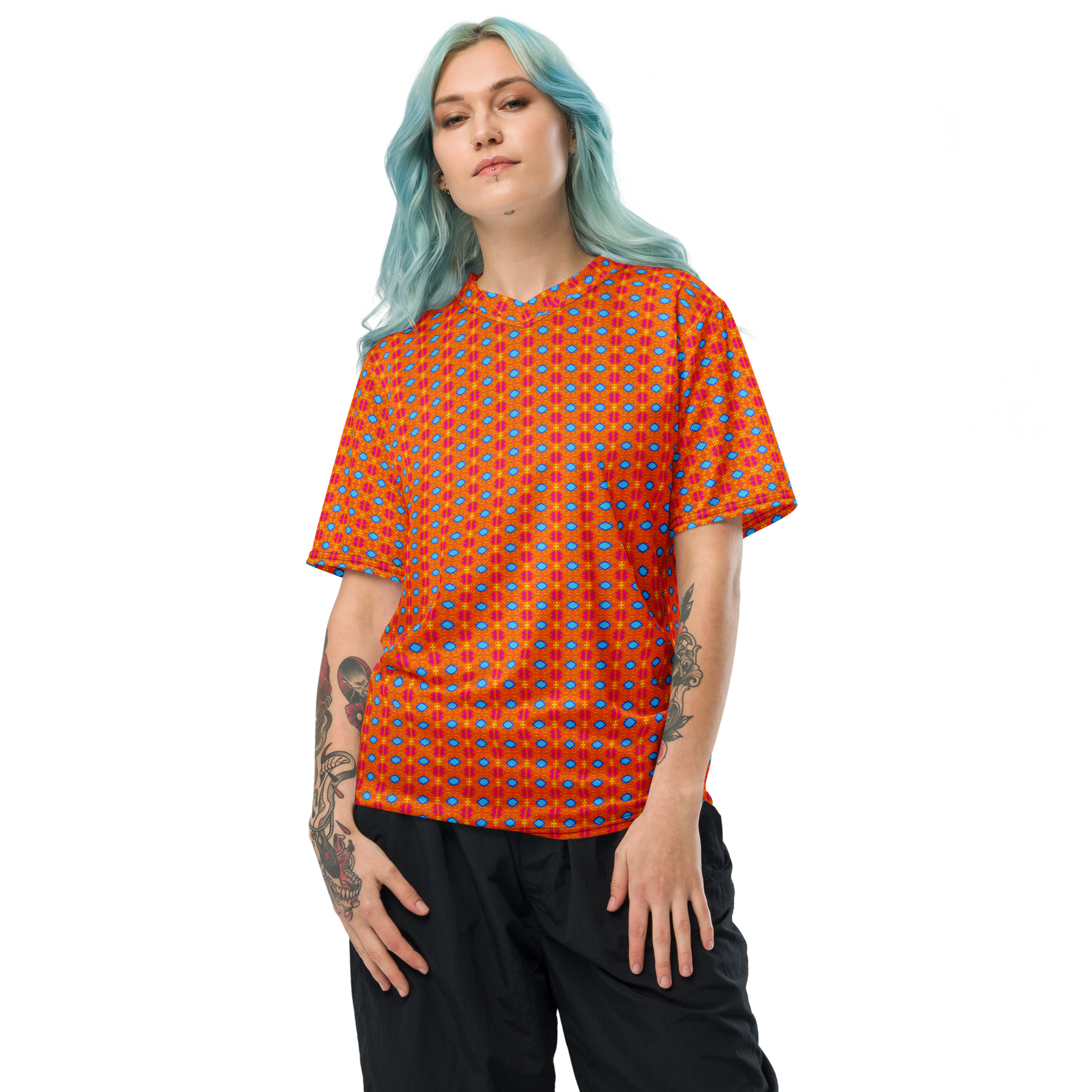 Te Amo Recycled unisex sports jersey